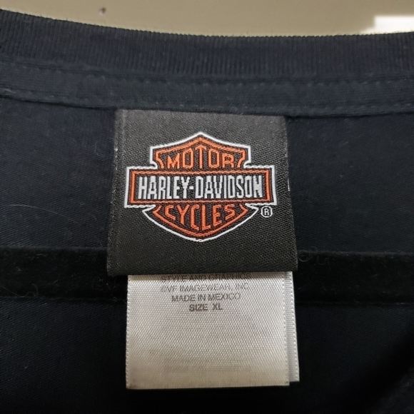 HARLEY DAVIDSON Black Graphic Milwaukee Tee - Picture 6 of 6